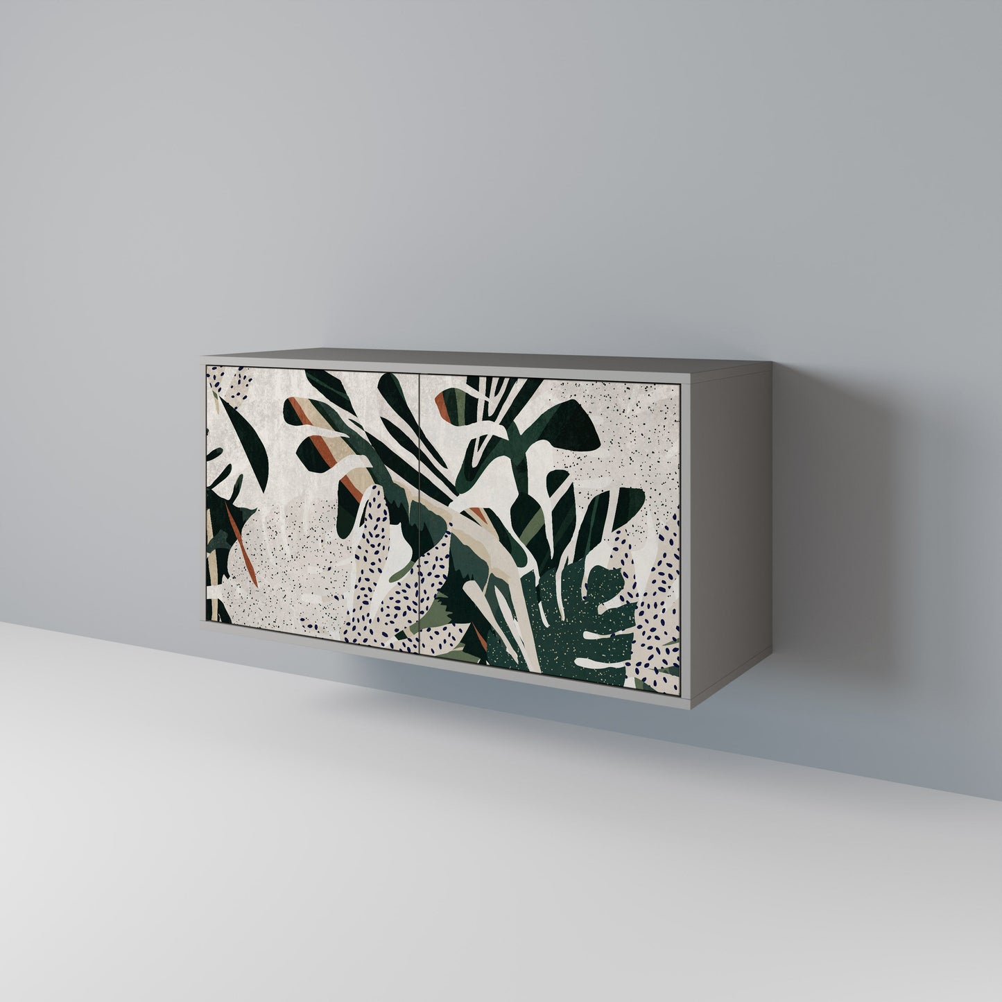 VERDURE FORMATION 2-Door Sideboard in Grey Finish