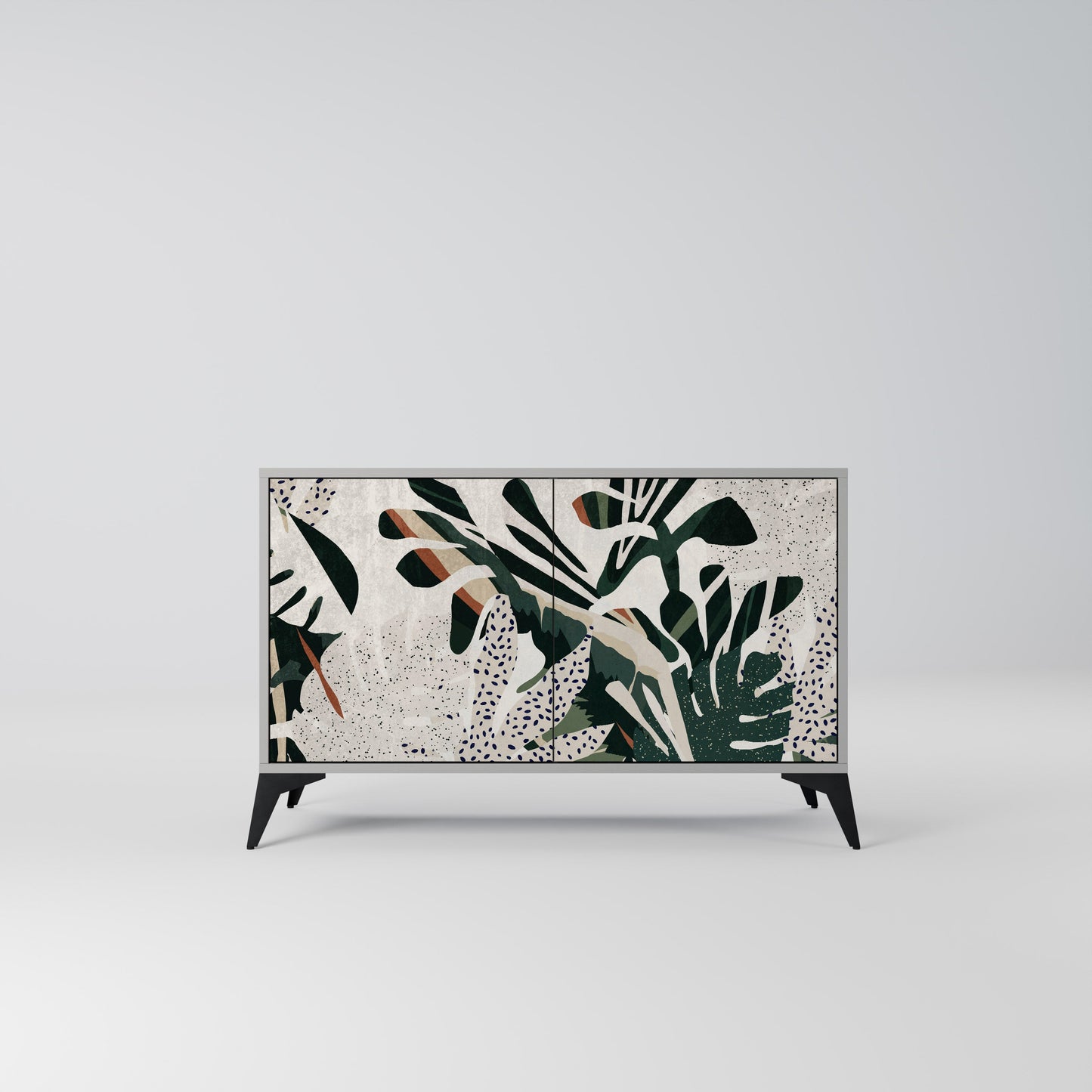 VERDURE FORMATION 2-Door Sideboard in Grey Finish