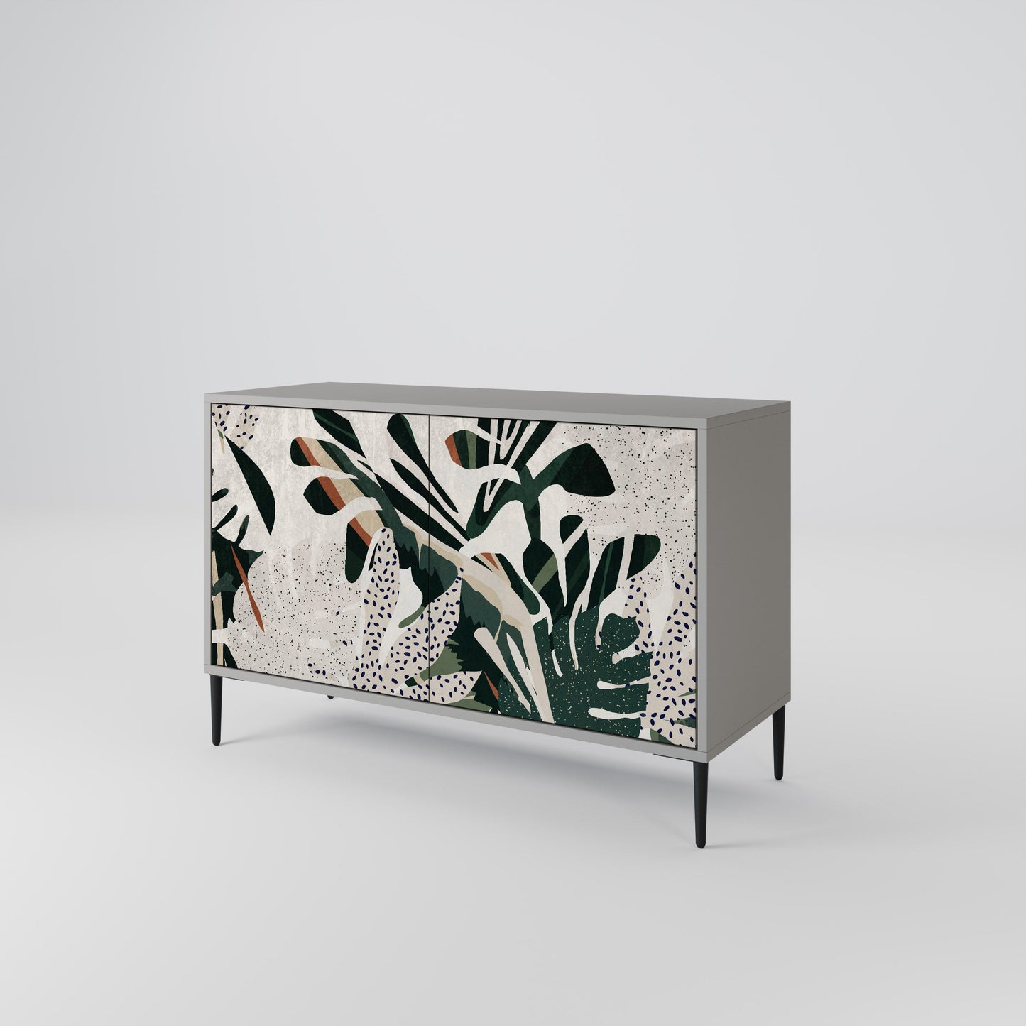 VERDURE FORMATION 2-Door Sideboard in Grey Finish