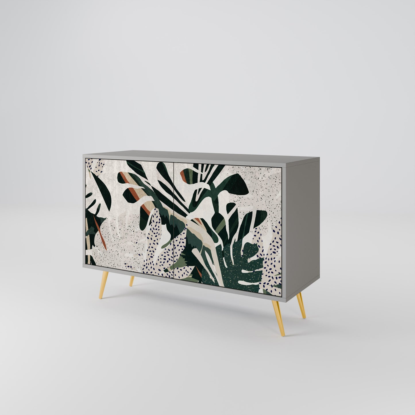 VERDURE FORMATION 2-Door Sideboard in Grey Finish
