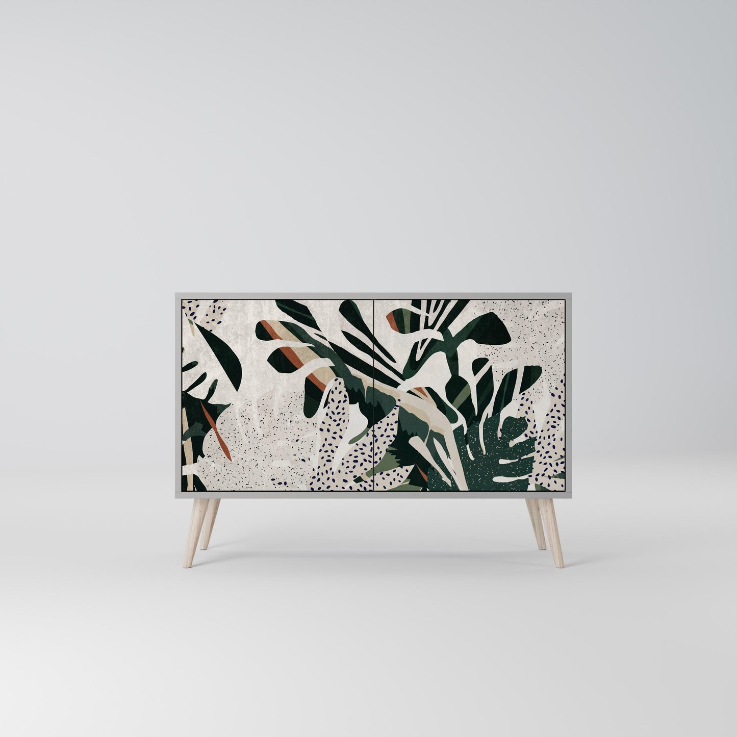 VERDURE FORMATION 2-Door Sideboard in Grey Finish