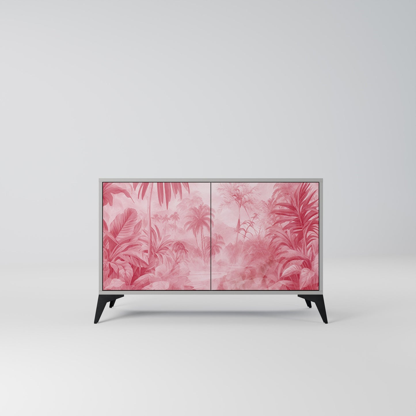SWEET TROPICS 2-Door Sideboard in Grey Finish