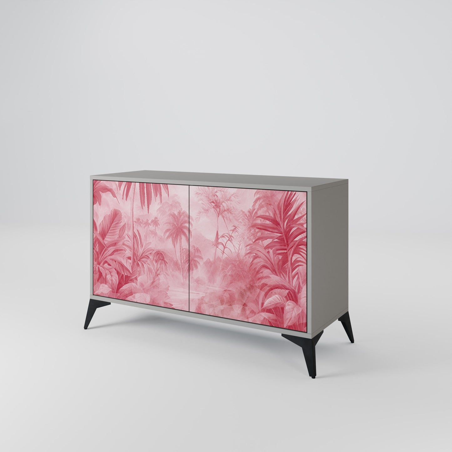 SWEET TROPICS 2-Door Sideboard in Grey Finish