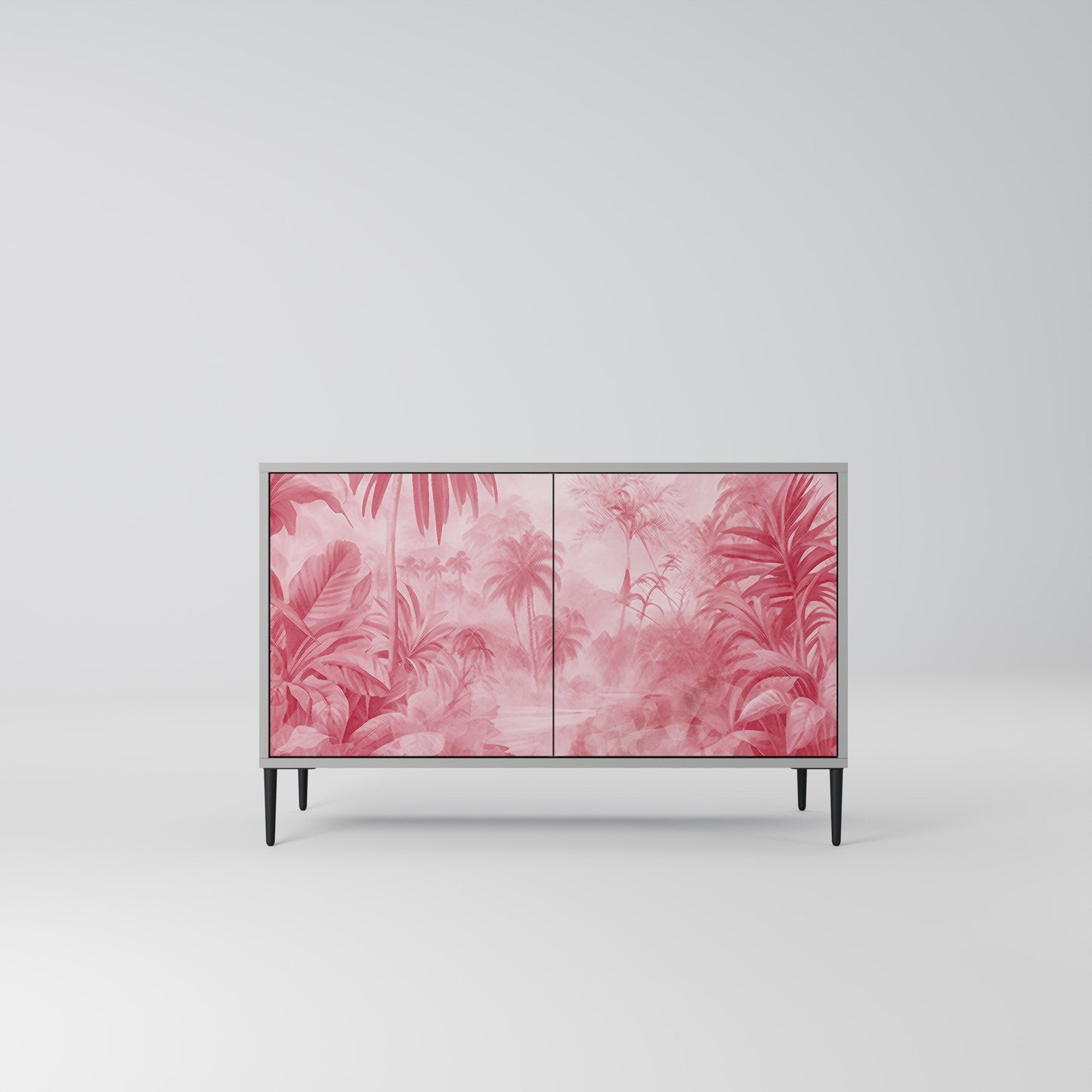 SWEET TROPICS 2-Door Sideboard in Grey Finish