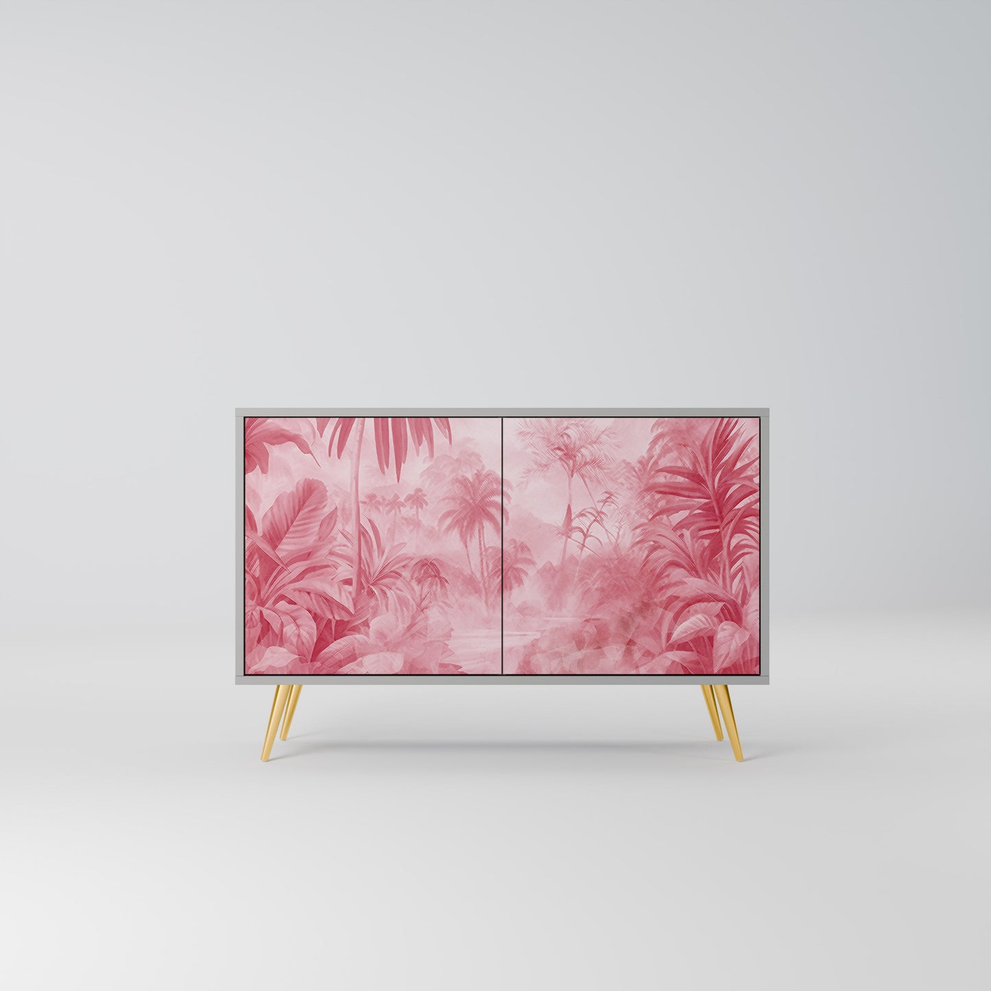 SWEET TROPICS 2-Door Sideboard in Grey Finish