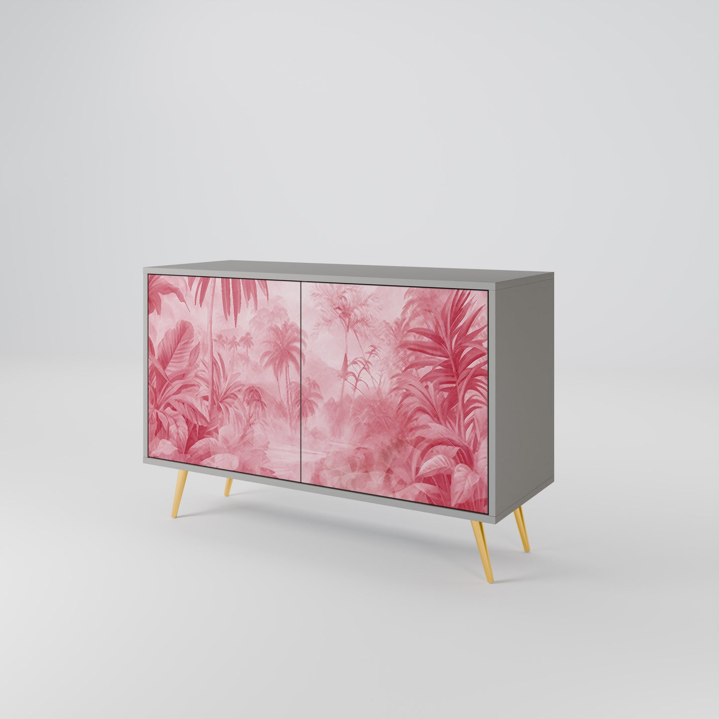 SWEET TROPICS 2-Door Sideboard in Grey Finish