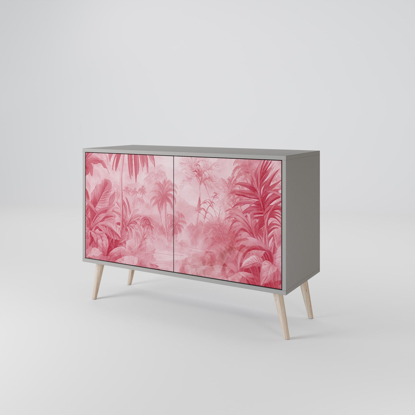 SWEET TROPICS 2-Door Sideboard in Grey Finish
