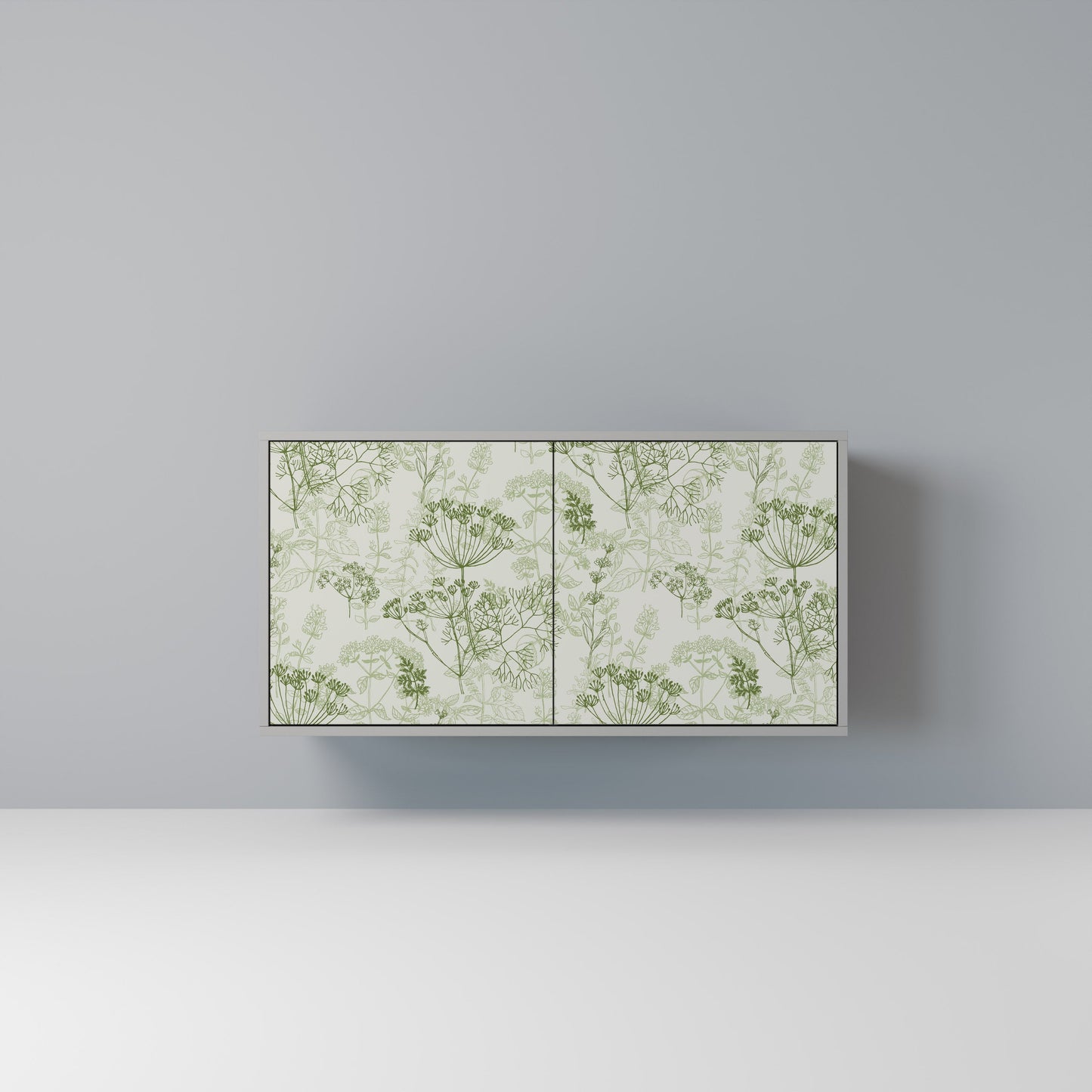 FENNEL BALDACHIN 2-Door Sideboard in Grey Finish