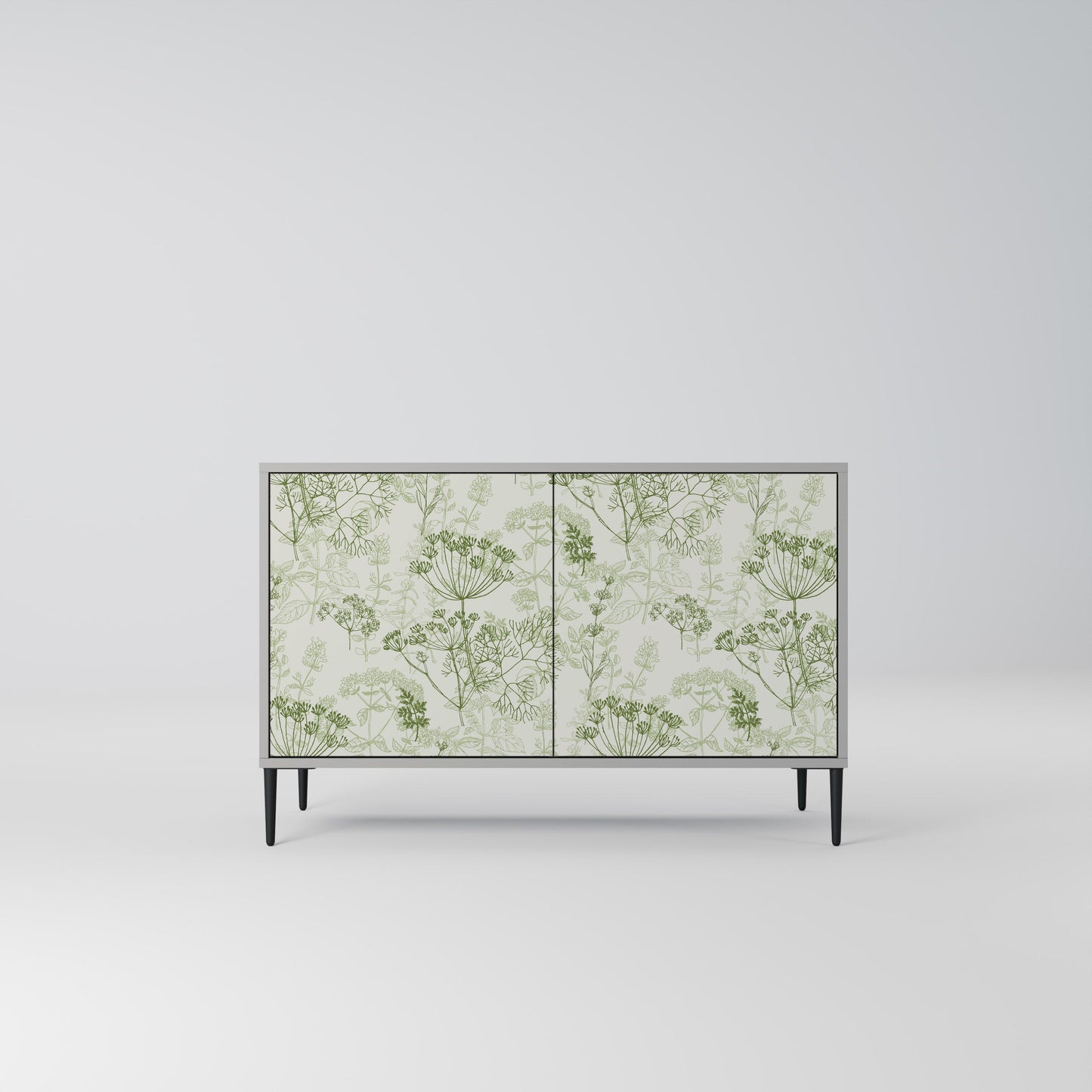 FENNEL BALDACHIN 2-Door Sideboard in Grey Finish