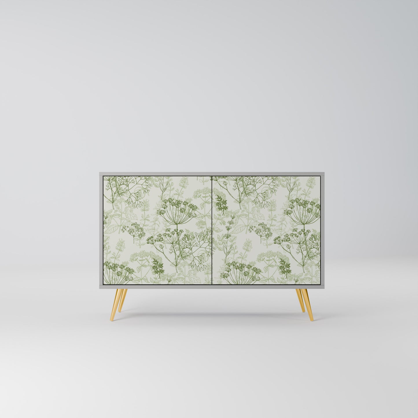 FENNEL BALDACHIN 2-Door Sideboard in Grey Finish