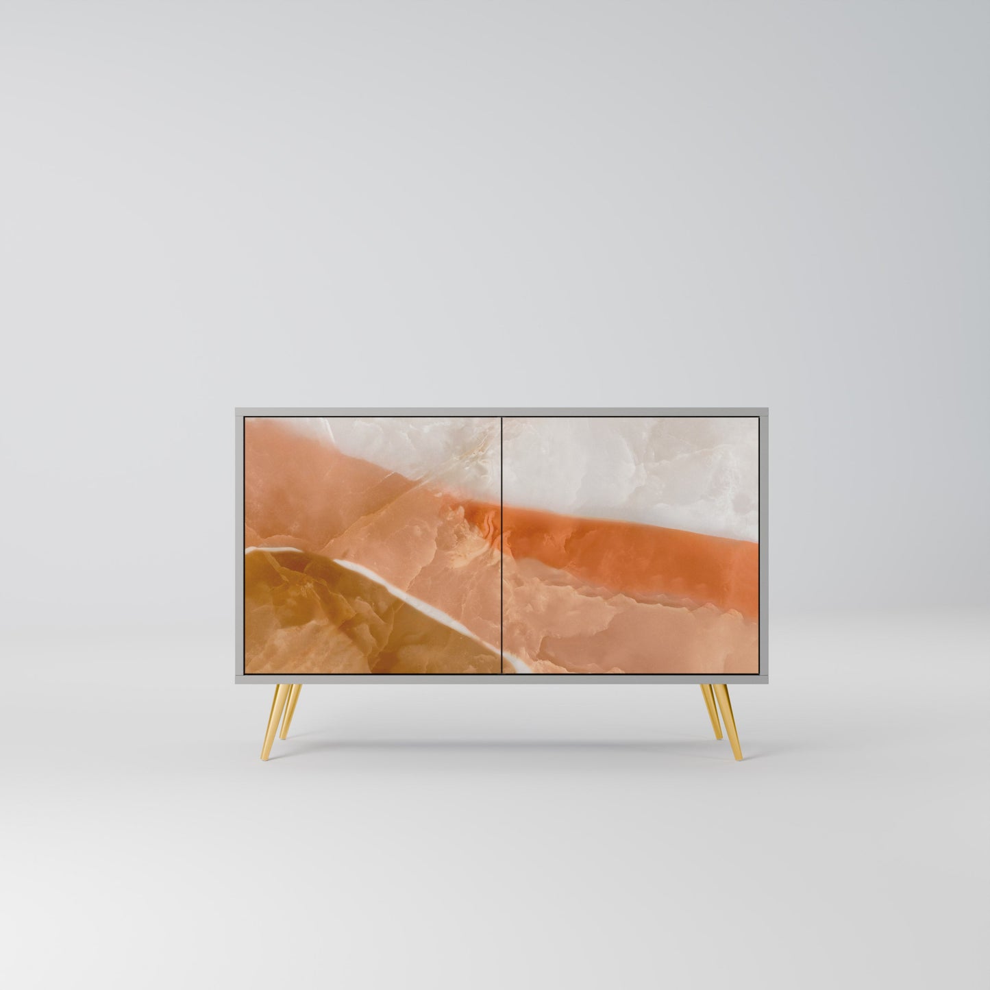 Credenza a 2 ante SANDHILLS SPLENDOUR in finitura grigia