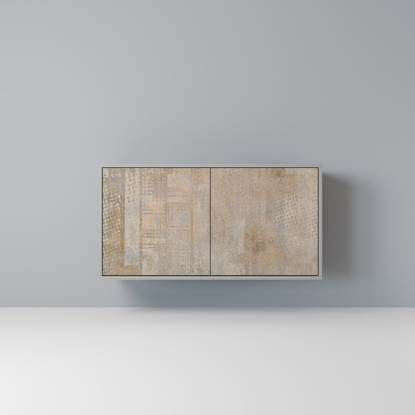 ERRORE SCHERMO Credenza a 2 ante in finitura grigia