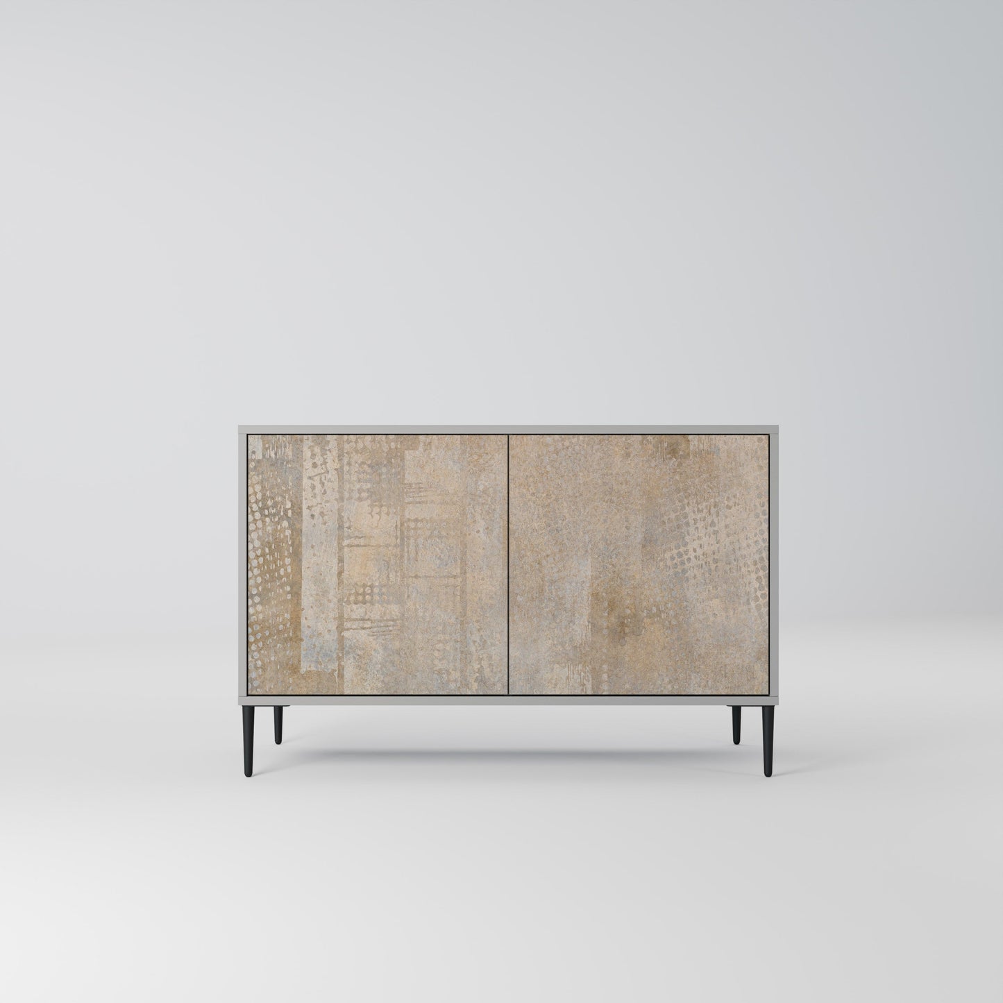 ERRORE SCHERMO Credenza a 2 ante in finitura grigia