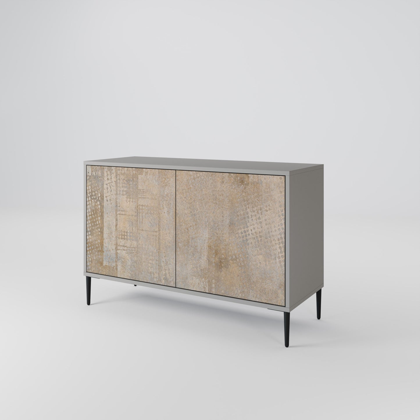 ERRORE SCHERMO Credenza a 2 ante in finitura grigia