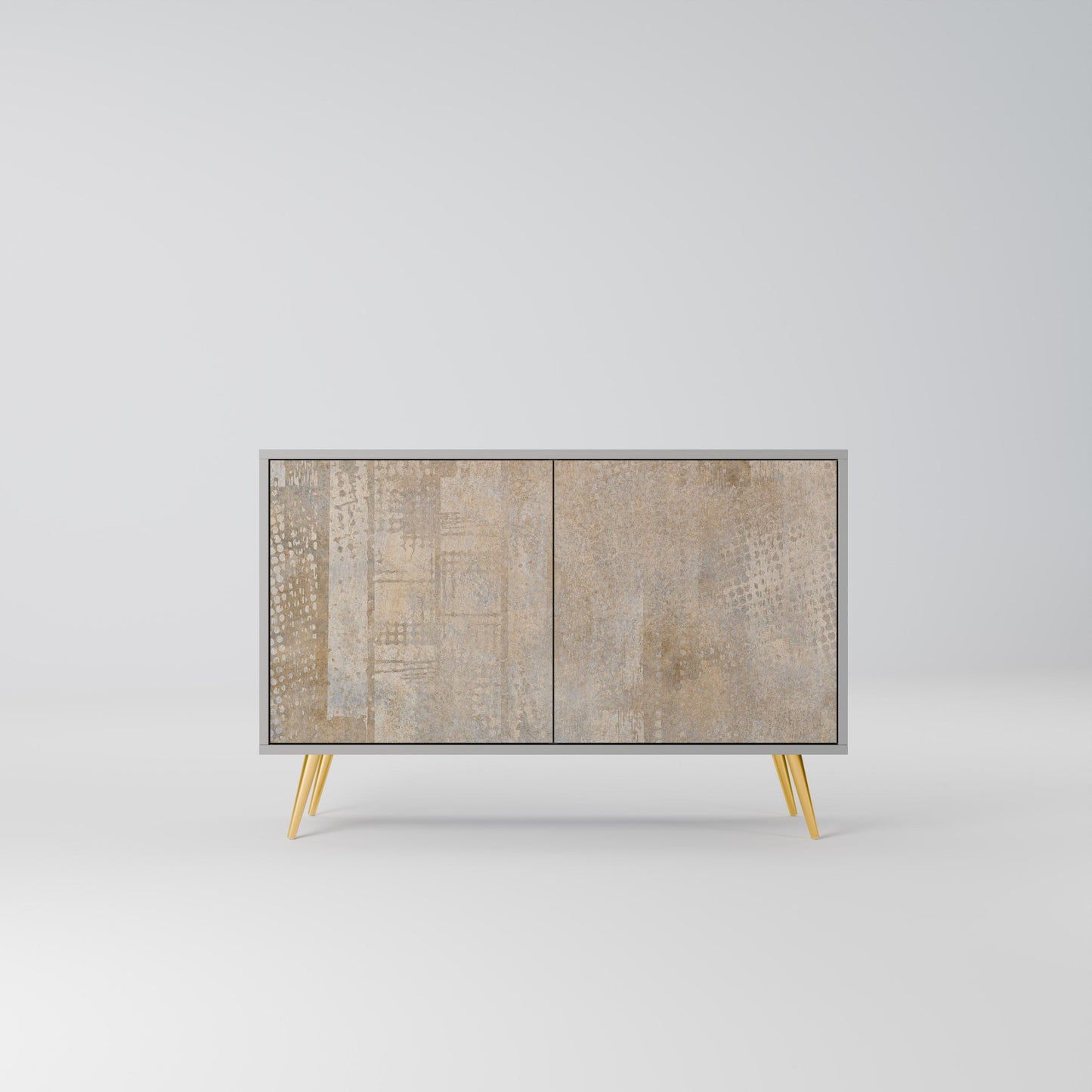 ERRORE SCHERMO Credenza a 2 ante in finitura grigia