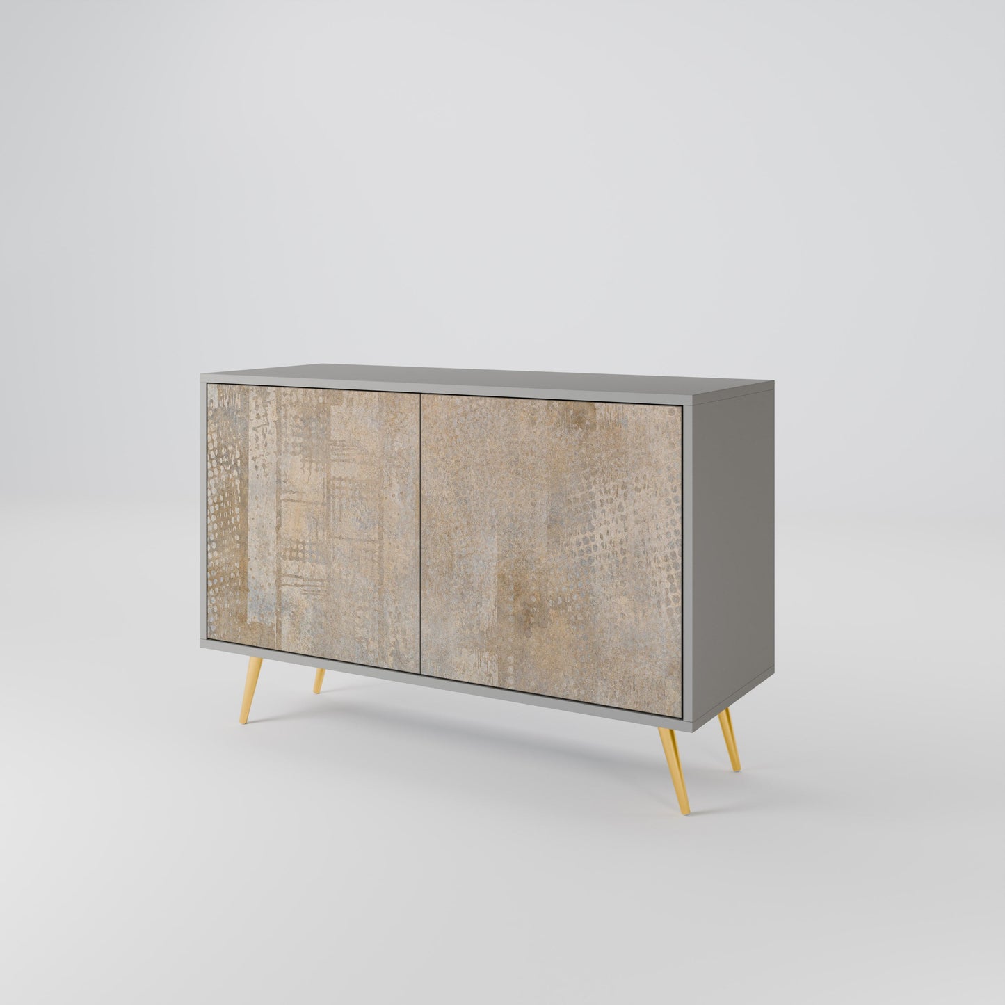 ERRORE SCHERMO Credenza a 2 ante in finitura grigia