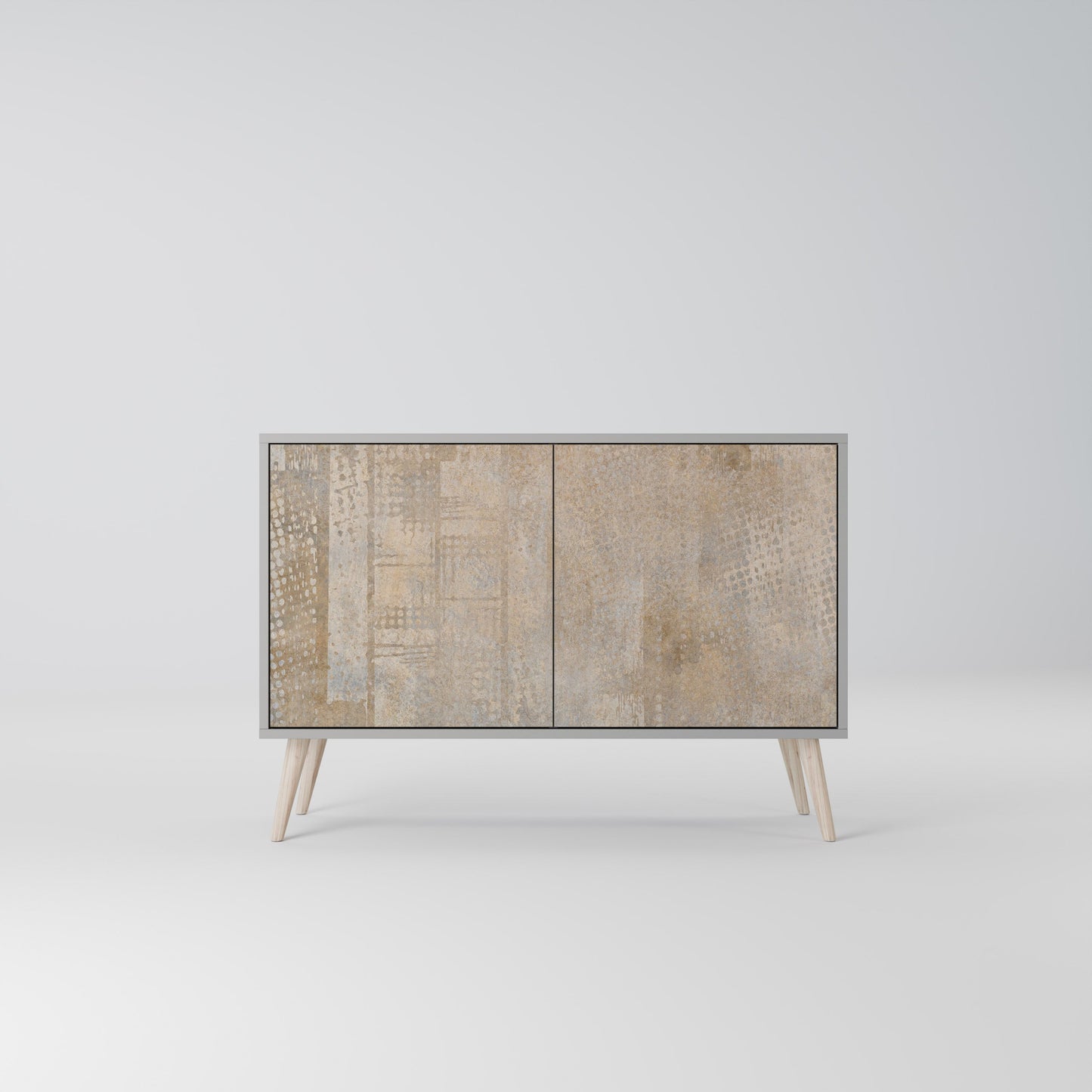 ERRORE SCHERMO Credenza a 2 ante in finitura grigia
