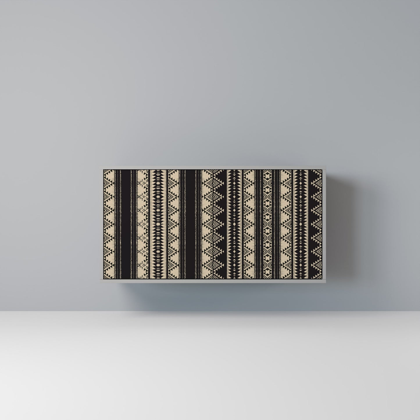 Credenza AZTEC a 2 ante in finitura grigia