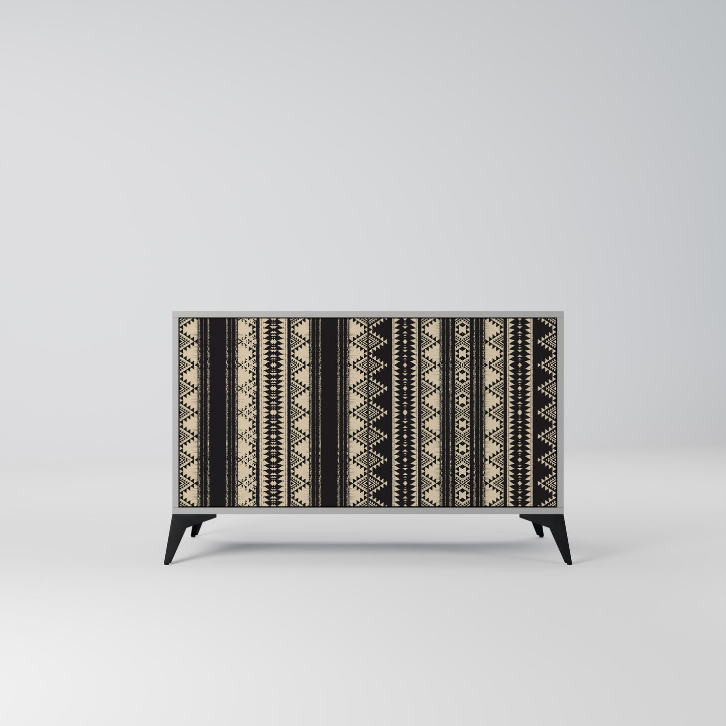 Credenza AZTEC a 2 ante in finitura grigia
