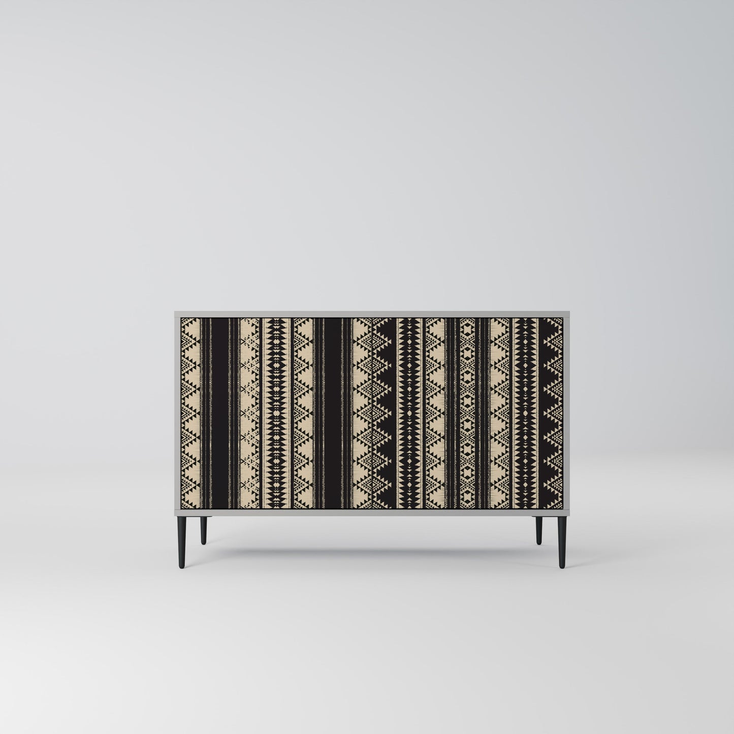 Credenza AZTEC a 2 ante in finitura grigia