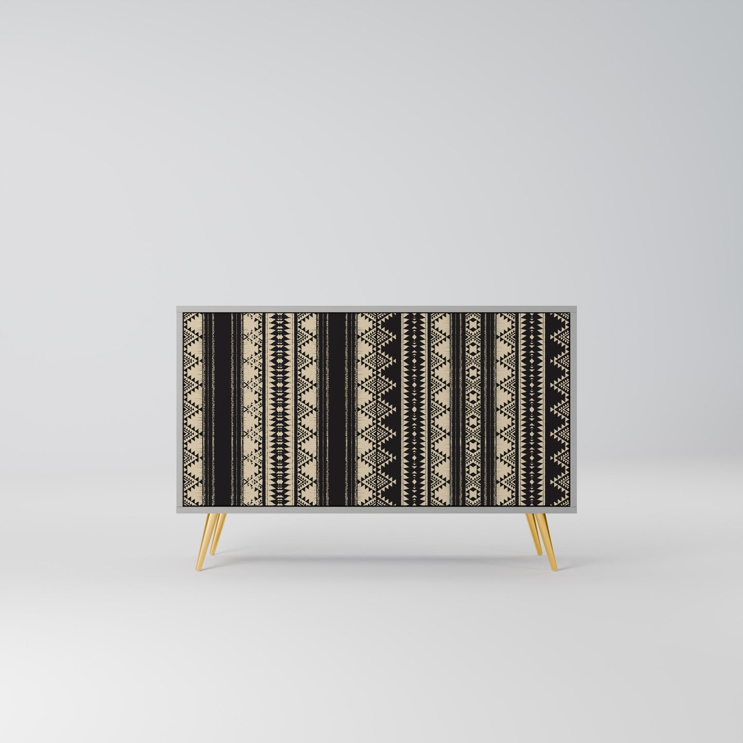 Credenza AZTEC a 2 ante in finitura grigia