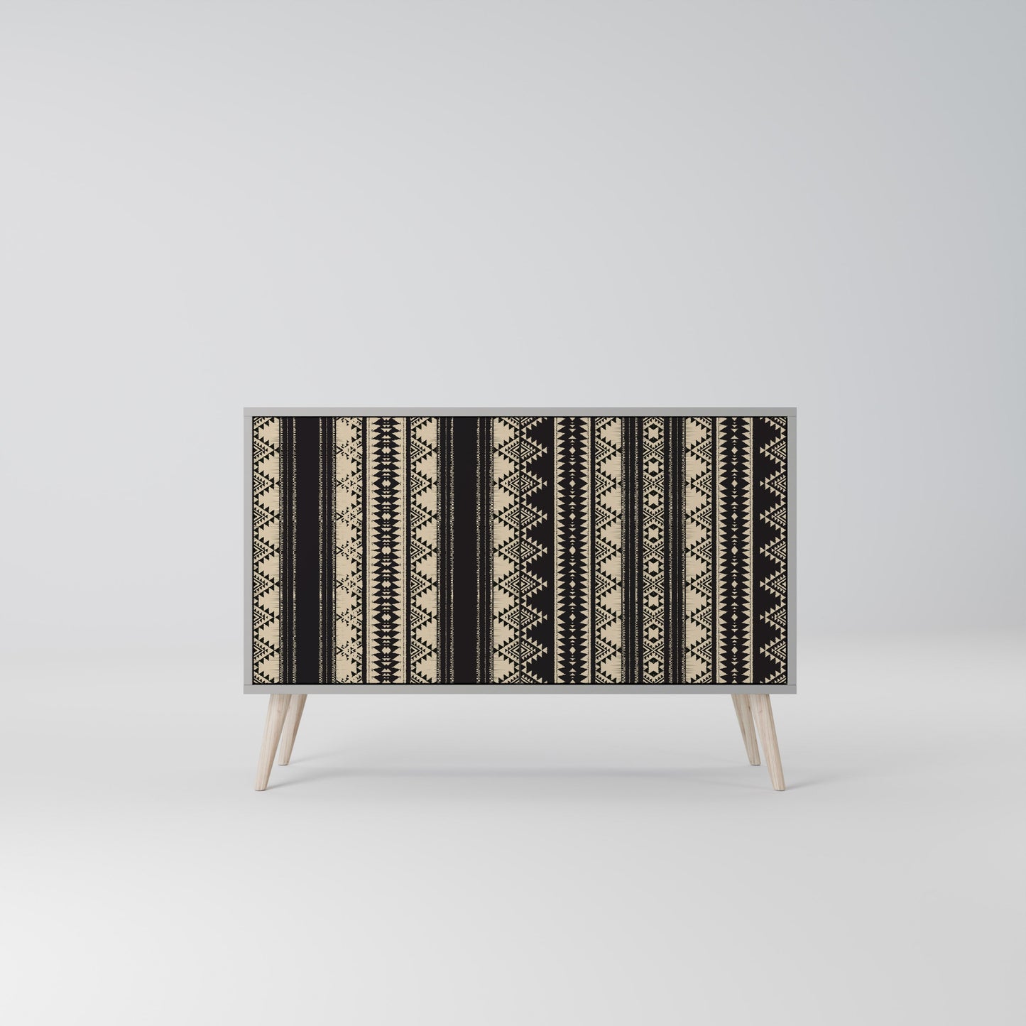 Credenza AZTEC a 2 ante in finitura grigia