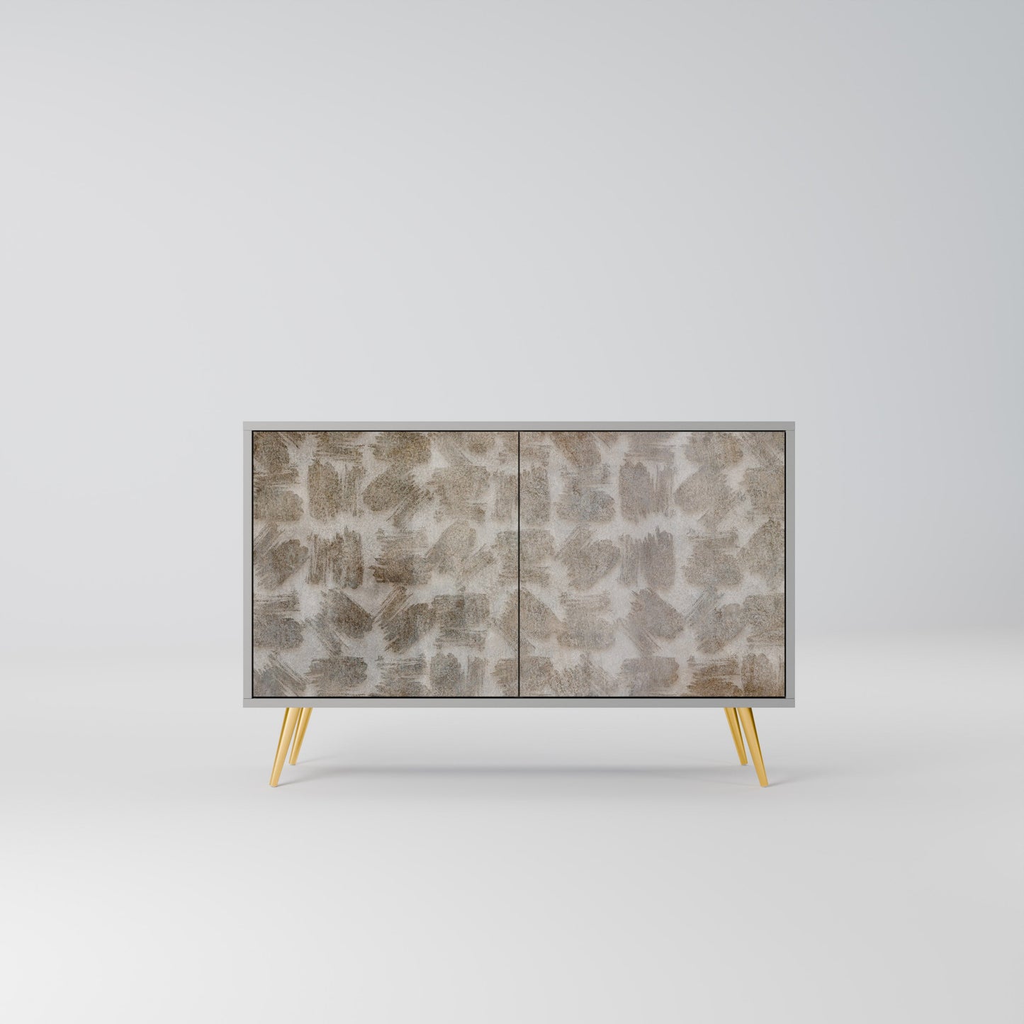 SLIGHTLY BLURRED 2-Door Sideboard in Grey Finish