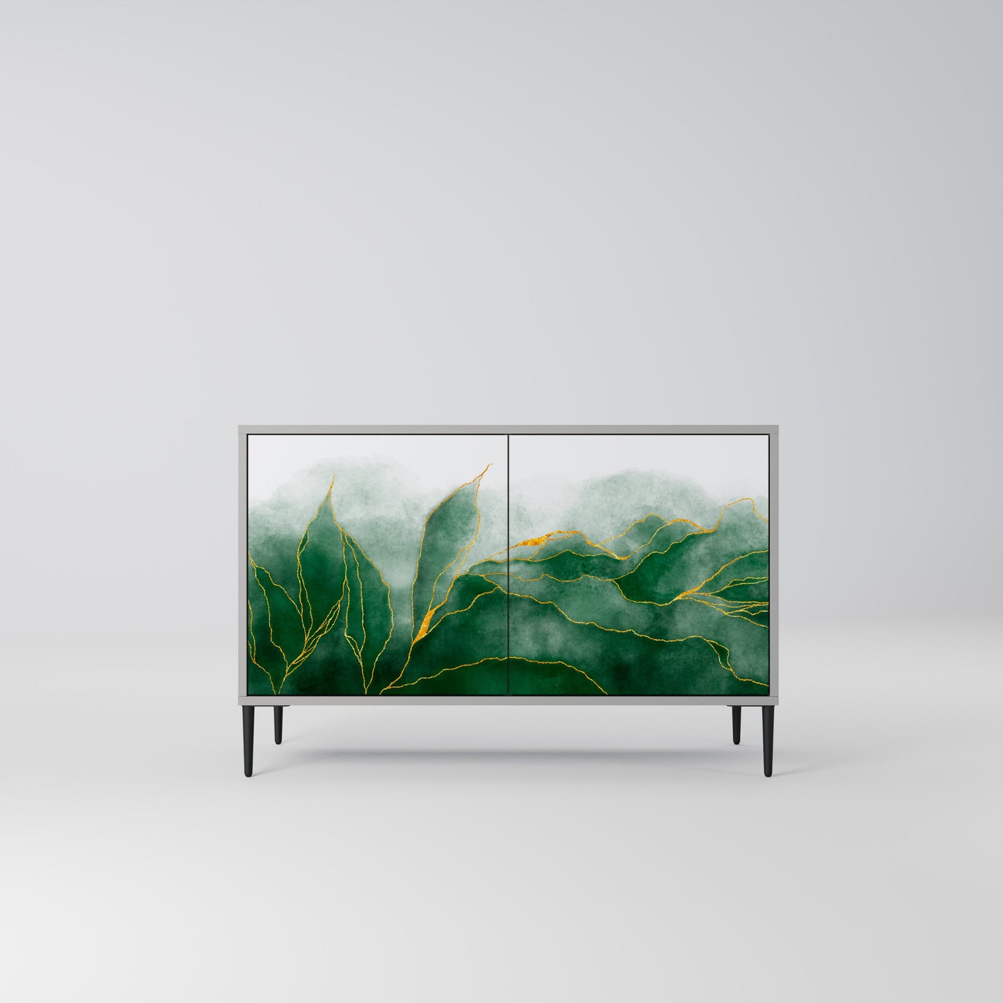 EXPENSIVE NATURE 2-Door Sideboard in Grey Finish