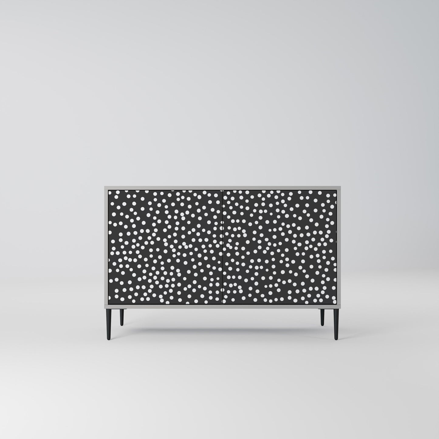 Credenza a 2 ante BLINDING LIGHTS in finitura grigia