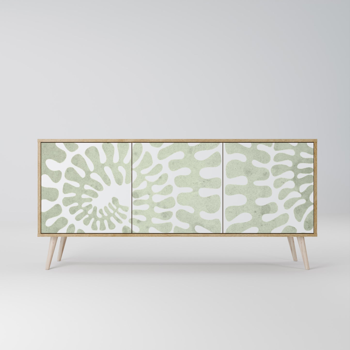Credenza HELIX DANCE a 3 ante in effetto rovere