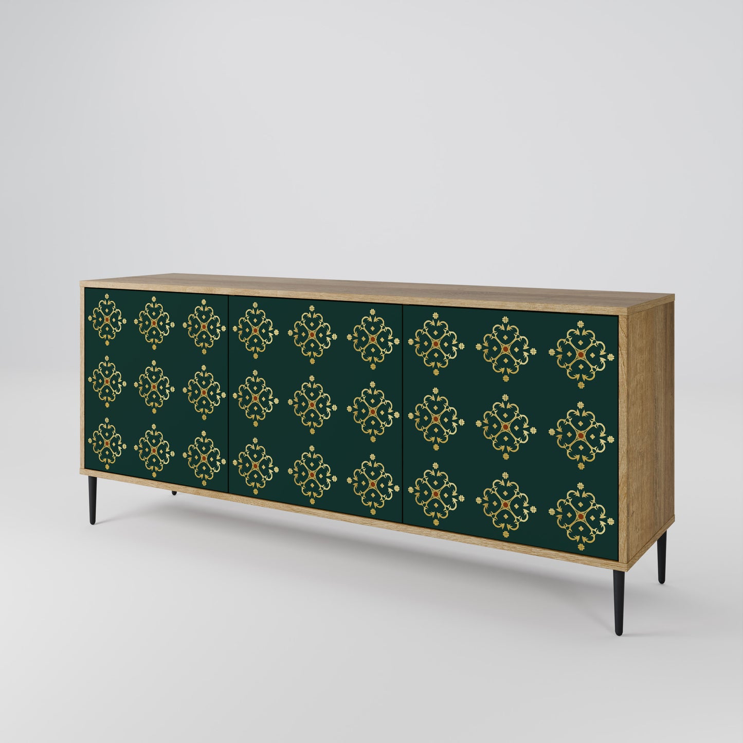 ROYAL MEDALLION 3-Door Sideboard in Oak Effect