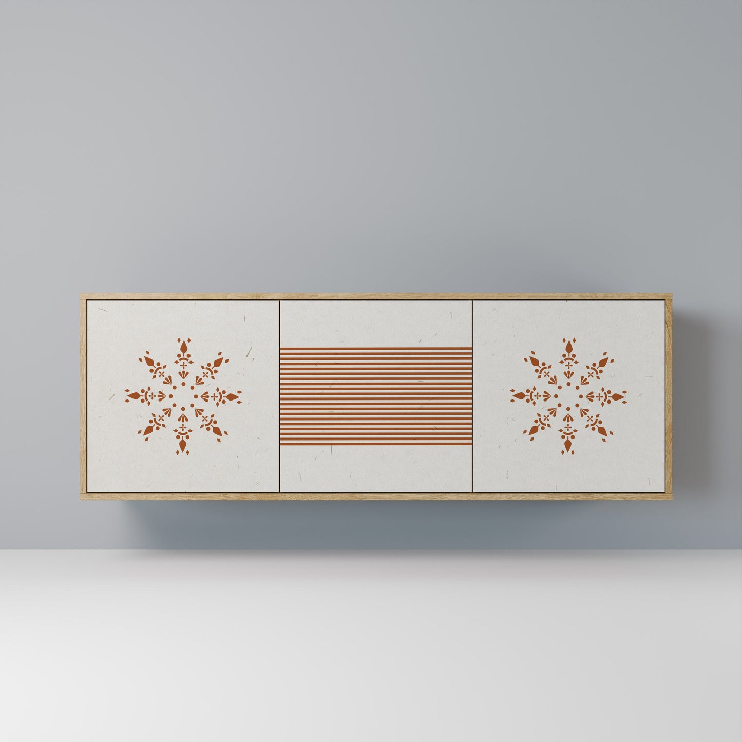 DAILY HARMONY 3-Door Sideboard in Oak Effect