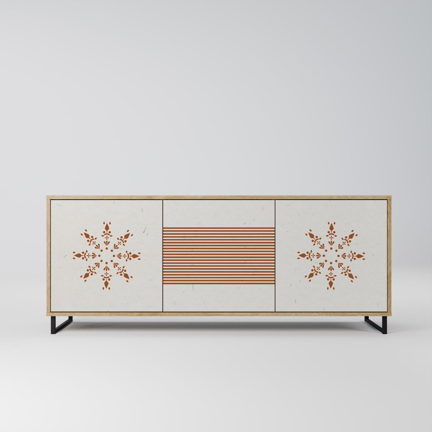 DAILY HARMONY 3-Door Sideboard in Oak Effect