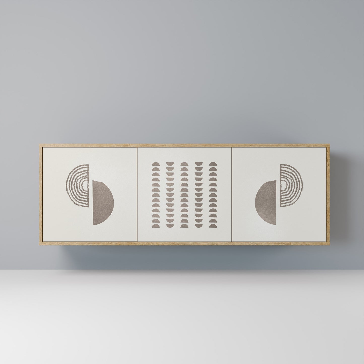 HARMONY ESSENCE 3-Door Sideboard in Oak Effect