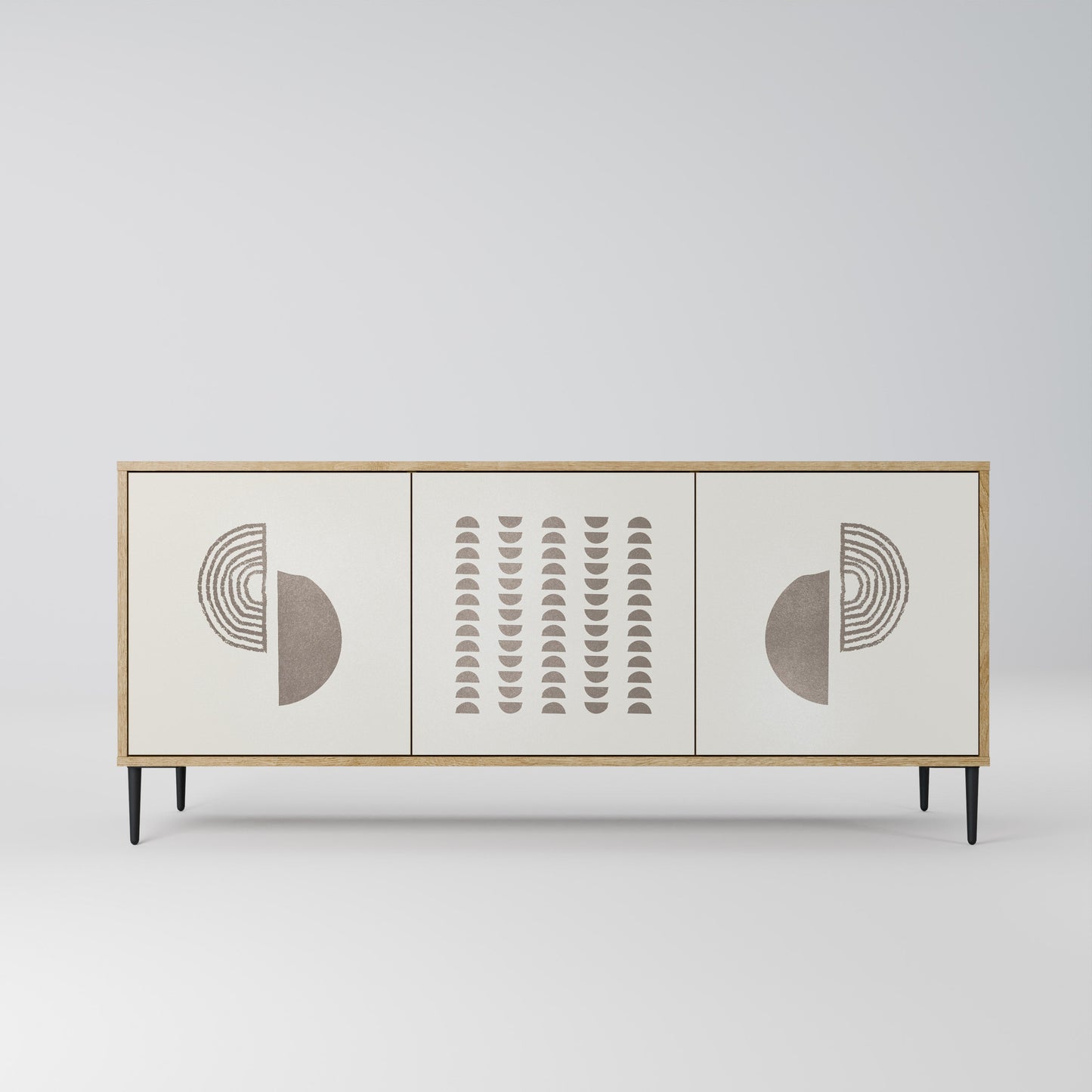 HARMONY ESSENCE 3-Door Sideboard in Oak Effect