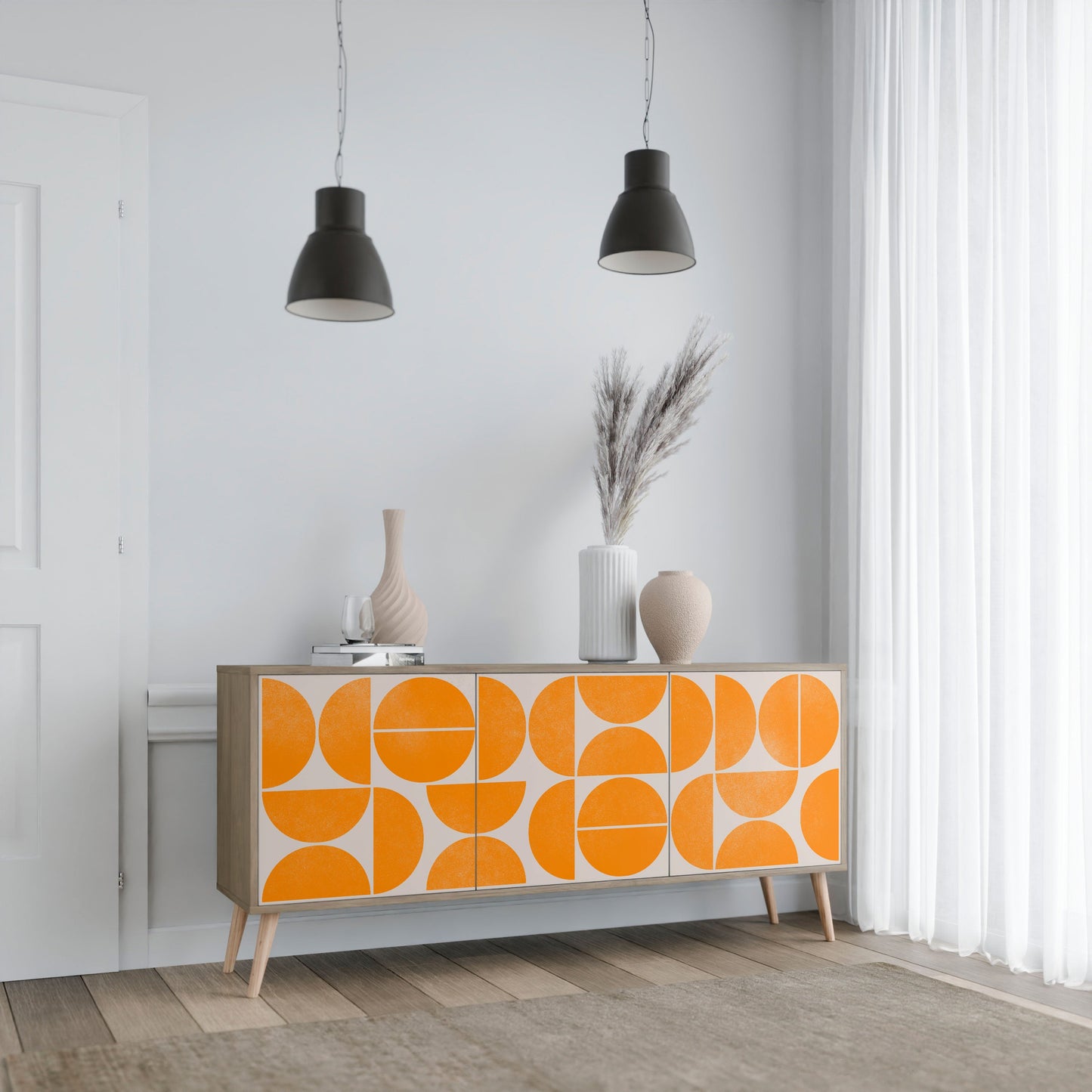 RECURRING DREAMS 3-Door Sideboard in Oak Effect