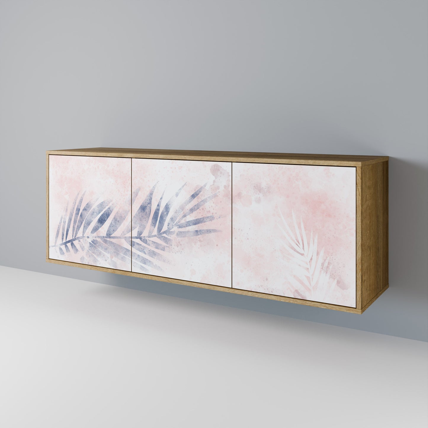 TIMELESS FLOAT 3-Door Sideboard in Oak Effect