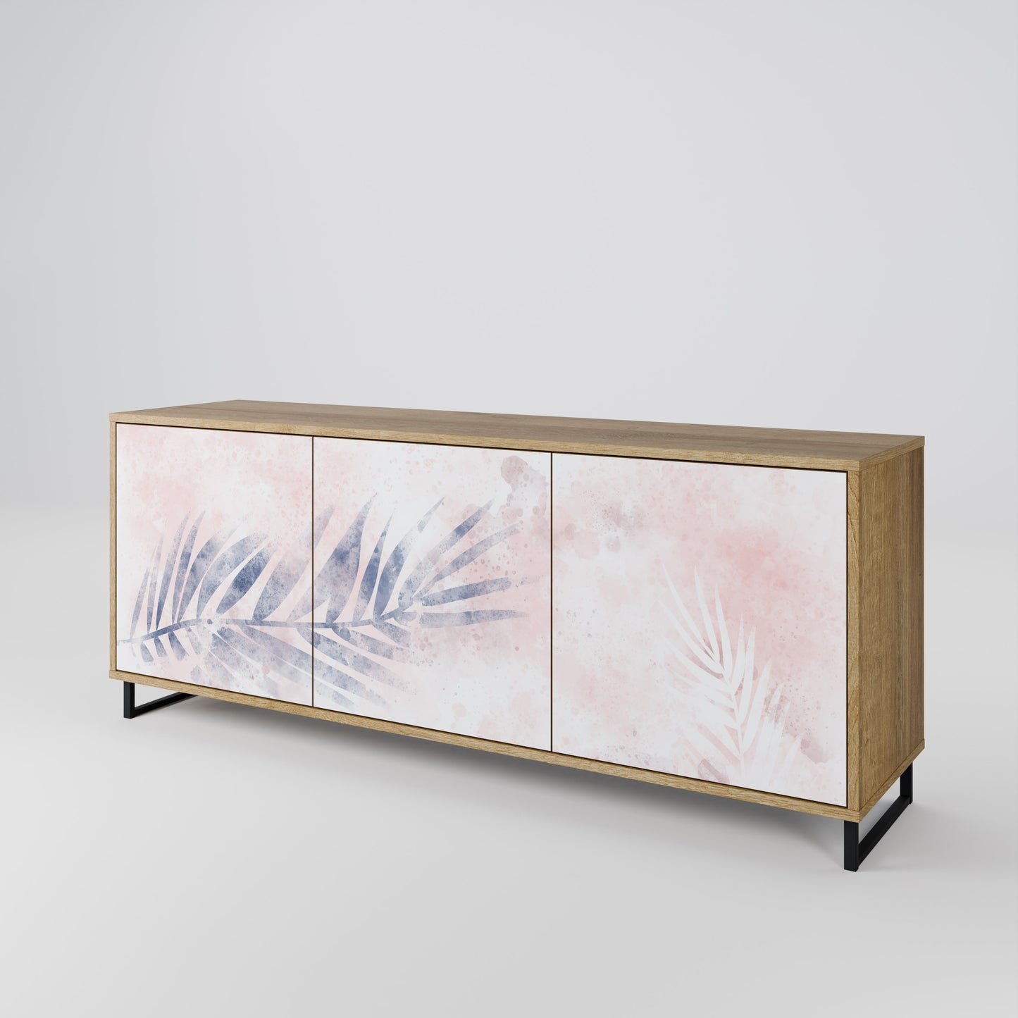 TIMELESS FLOAT 3-Door Sideboard in Oak Effect