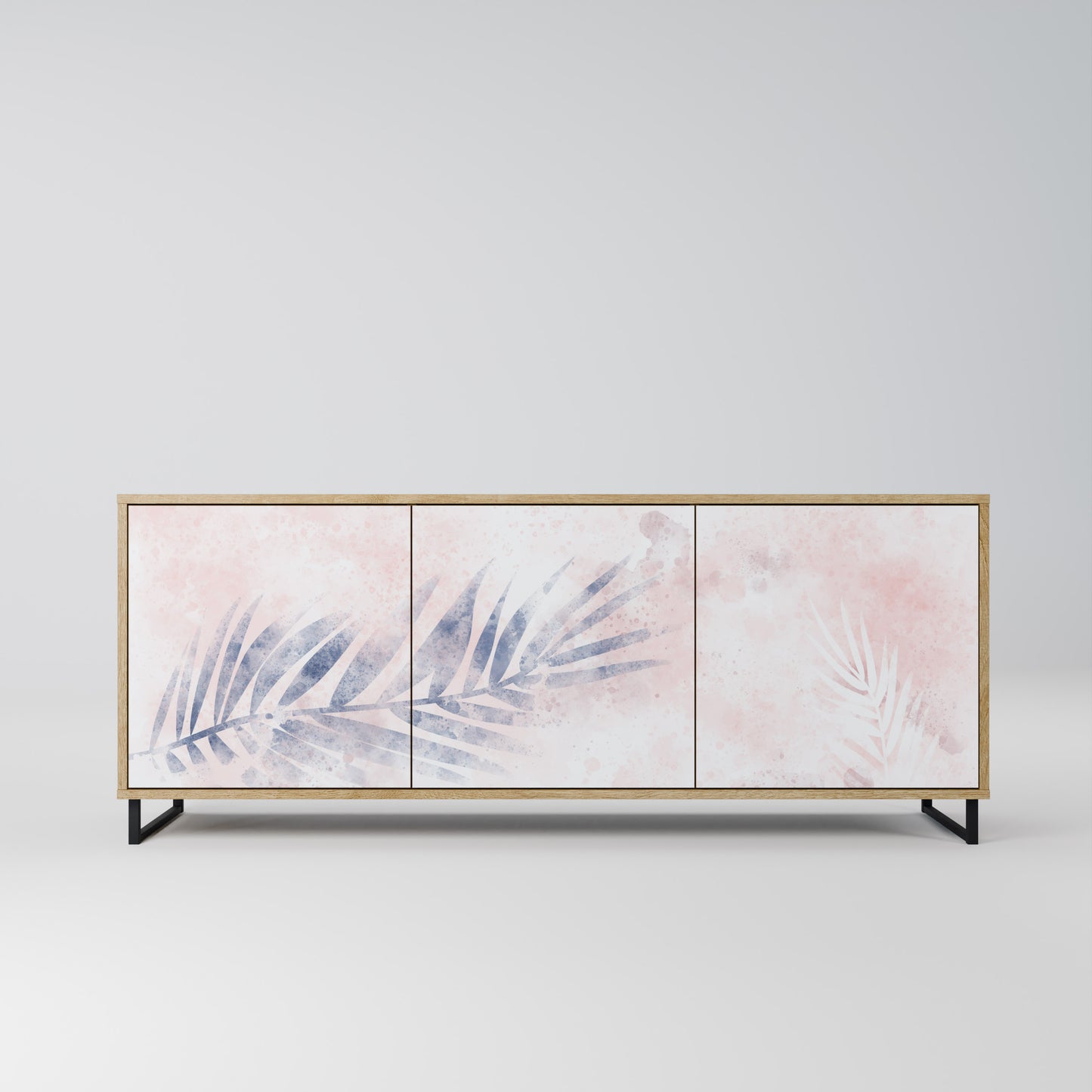 TIMELESS FLOAT 3-Door Sideboard in Oak Effect
