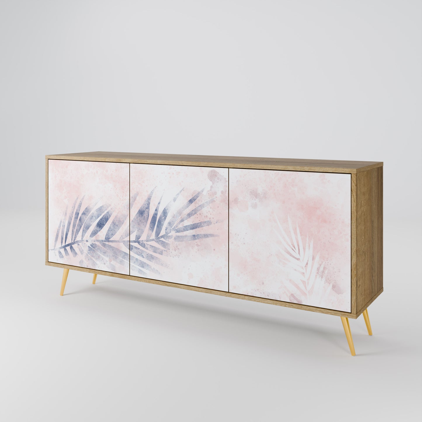 TIMELESS FLOAT 3-Door Sideboard in Oak Effect