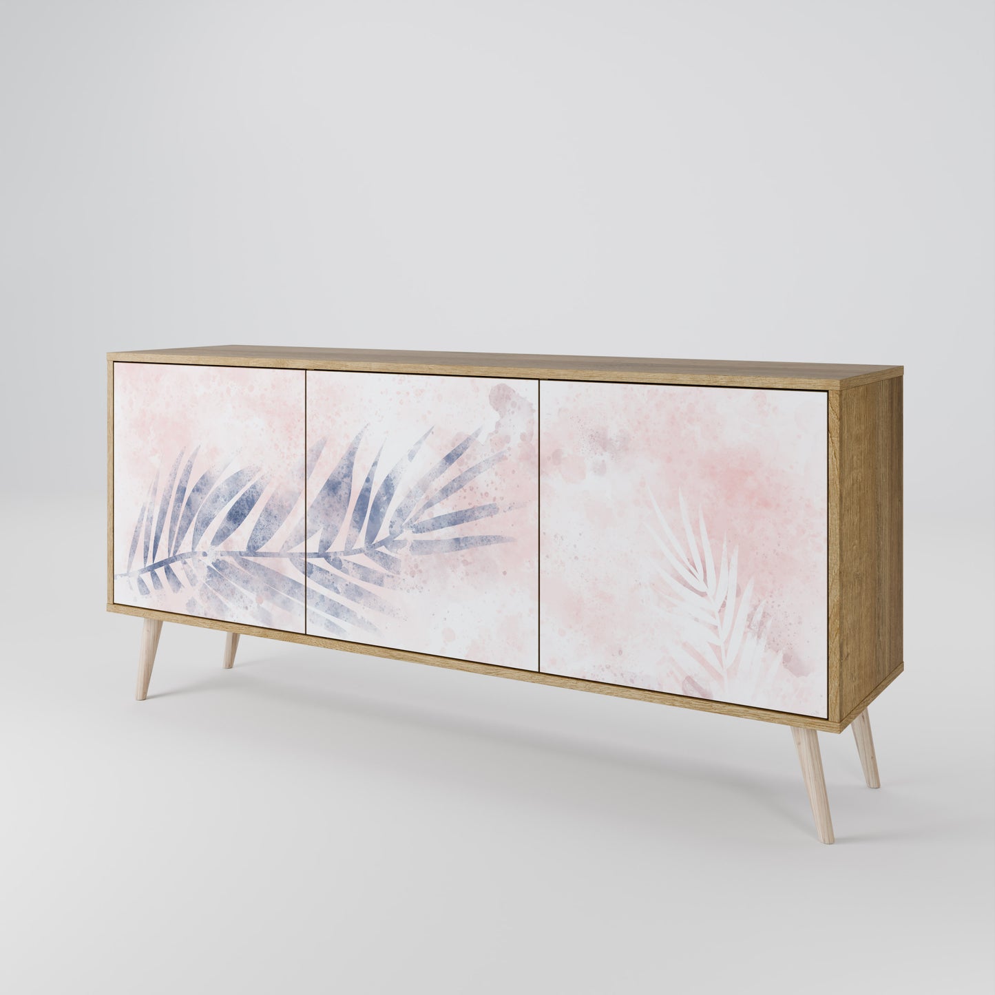 TIMELESS FLOAT 3-Door Sideboard in Oak Effect