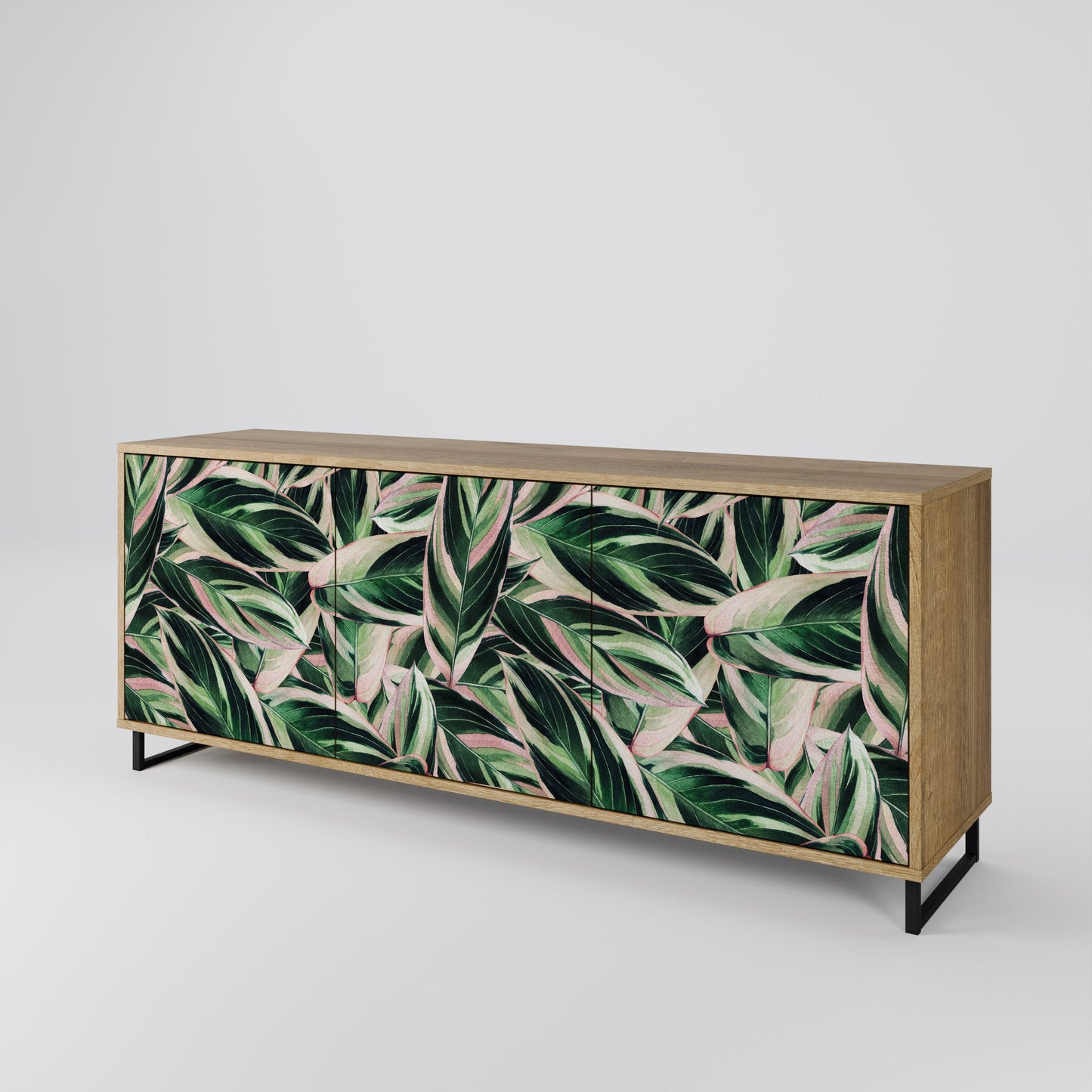 EERIE STROMANTHE 3-Door Sideboard in Oak Effect