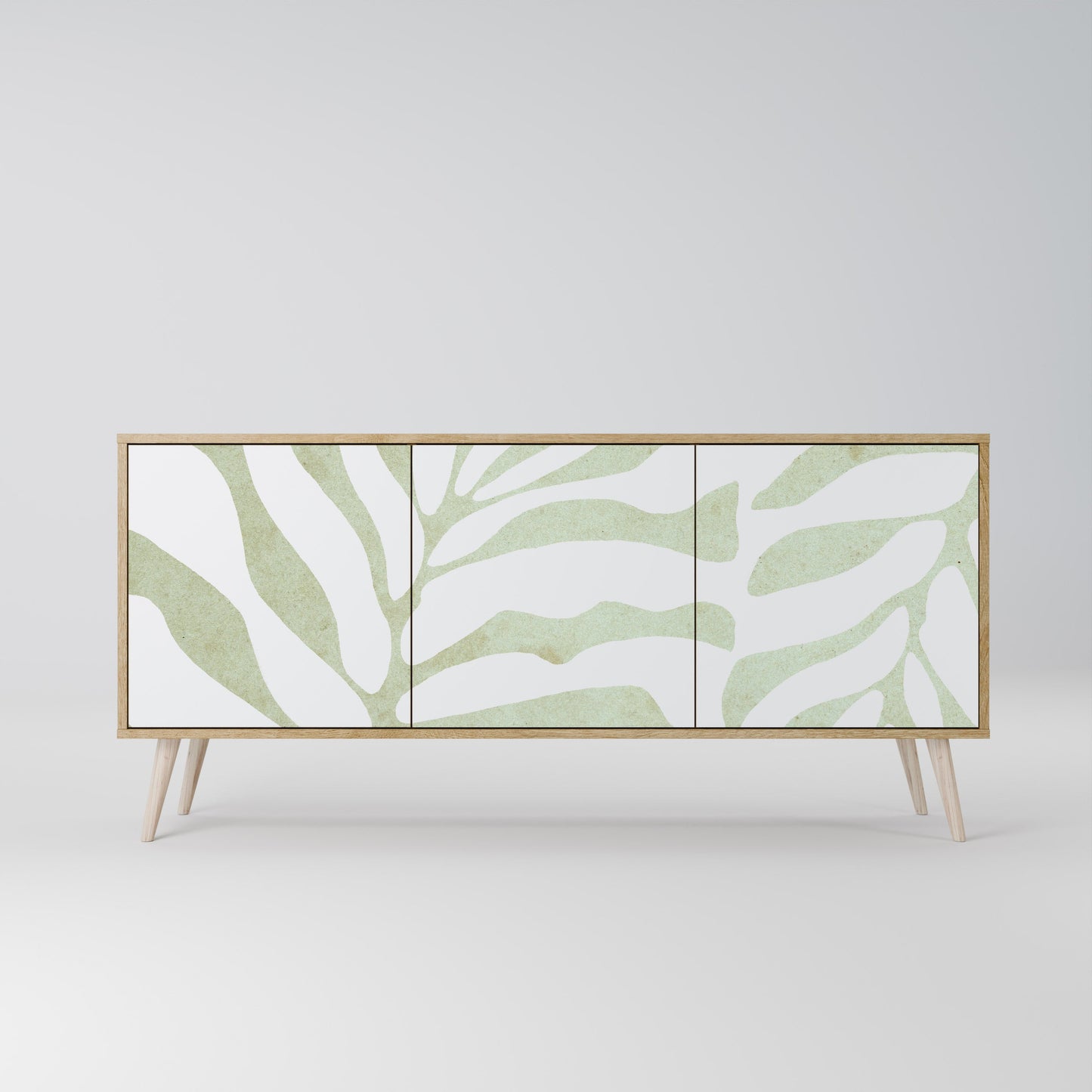 BOTANICAL SPARK 3-Door Sideboard in Oak Effect