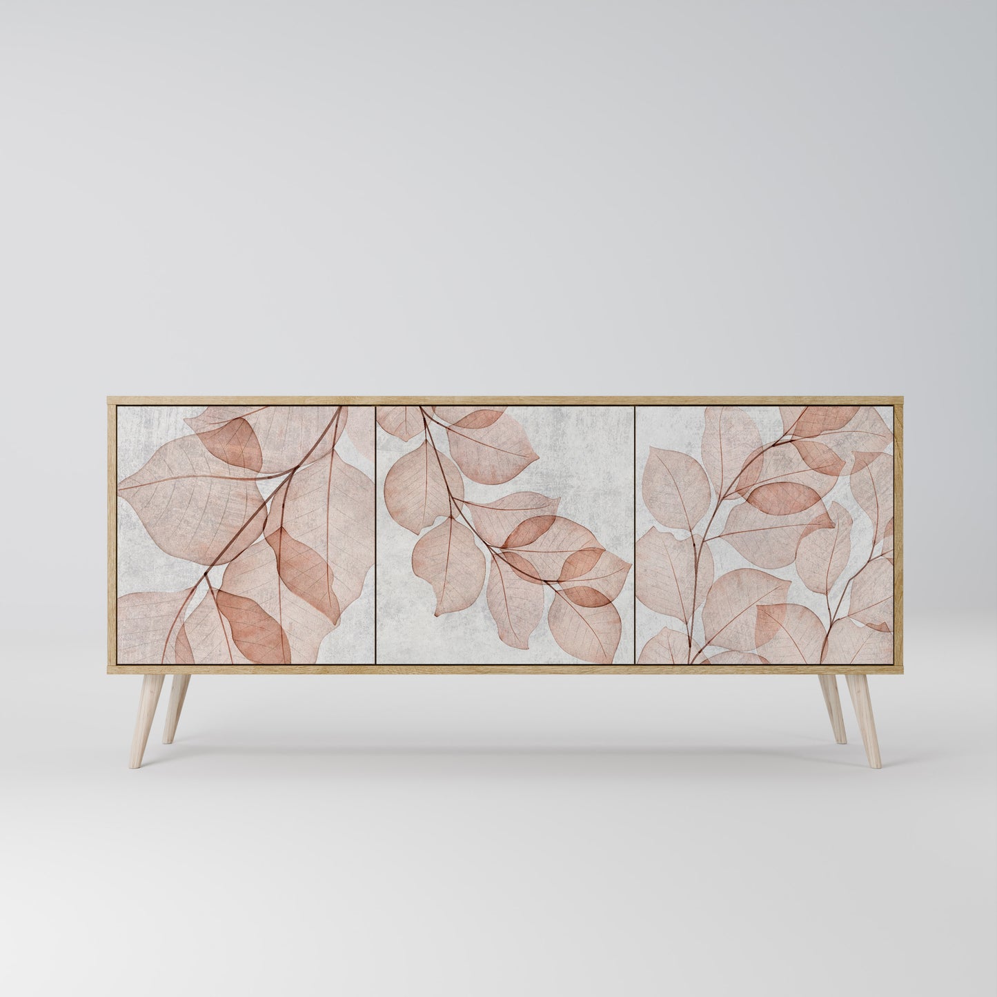 AUTUMN FRAGILITY 3-Door Sideboard in Oak Effect
