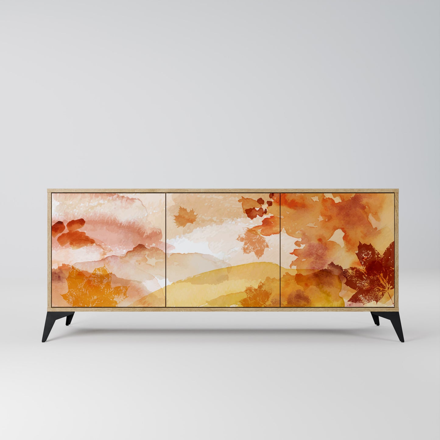 TRACES OF AUTUMN 3-Door Sideboard in Oak Effect