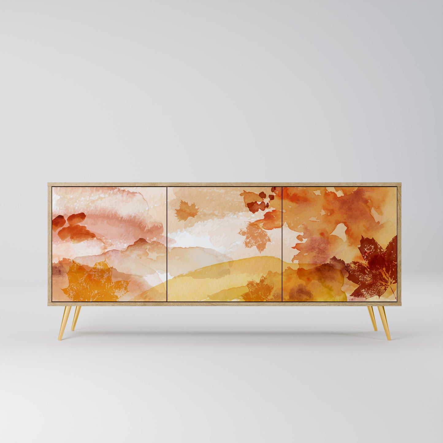 TRACES OF AUTUMN 3-Door Sideboard in Oak Effect