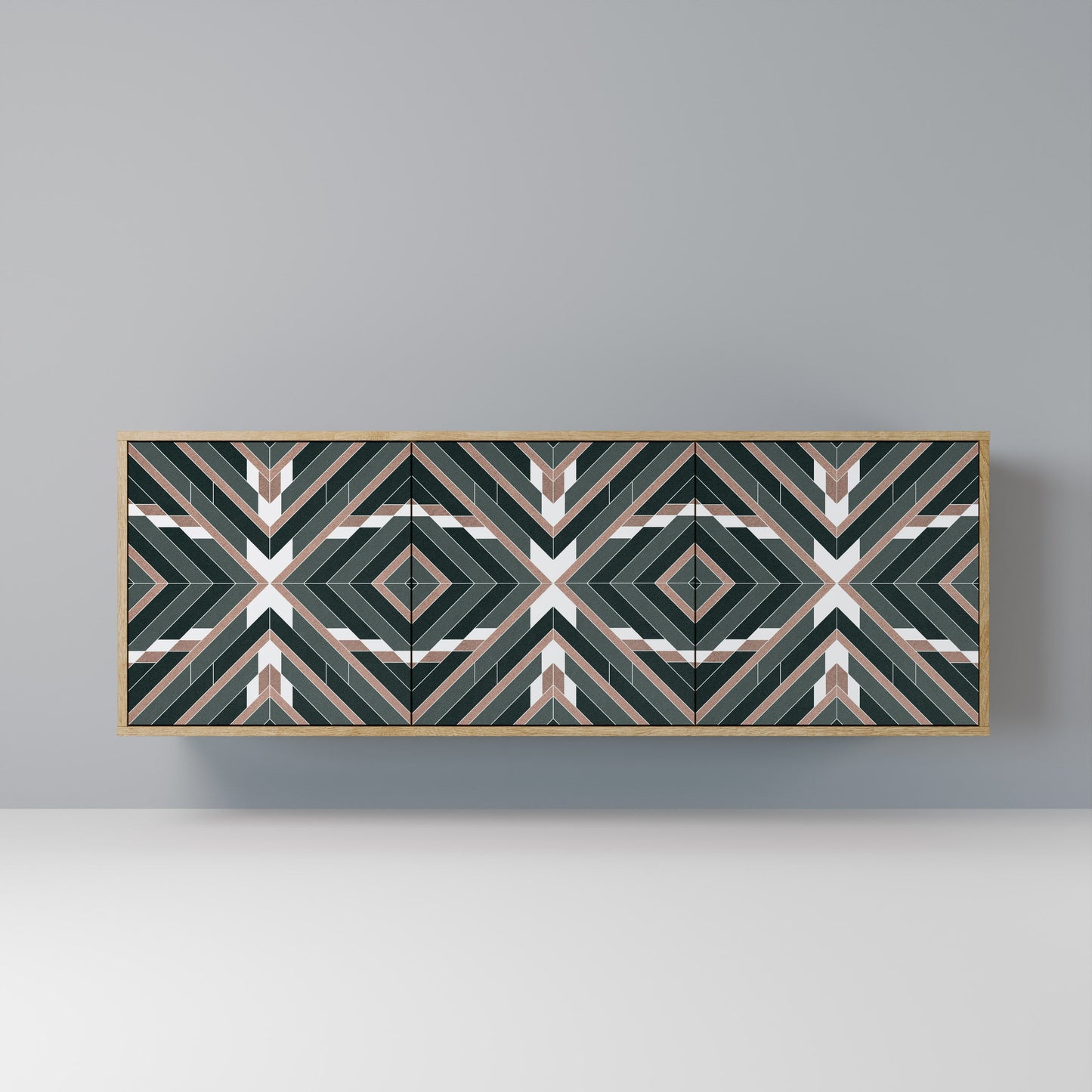 DIMENSION DELIGHTS 3-Door Sideboard in Oak Effect