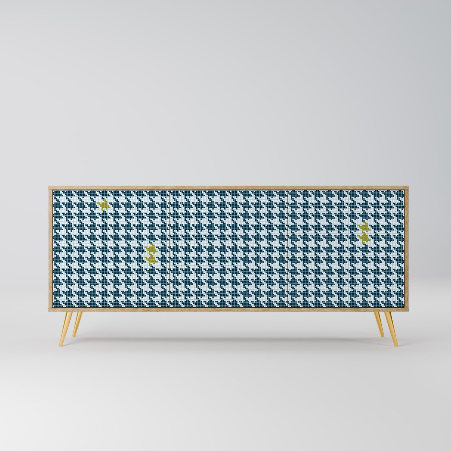 OUT OF CONTEXT 3-Door Sideboard in Oak Effect