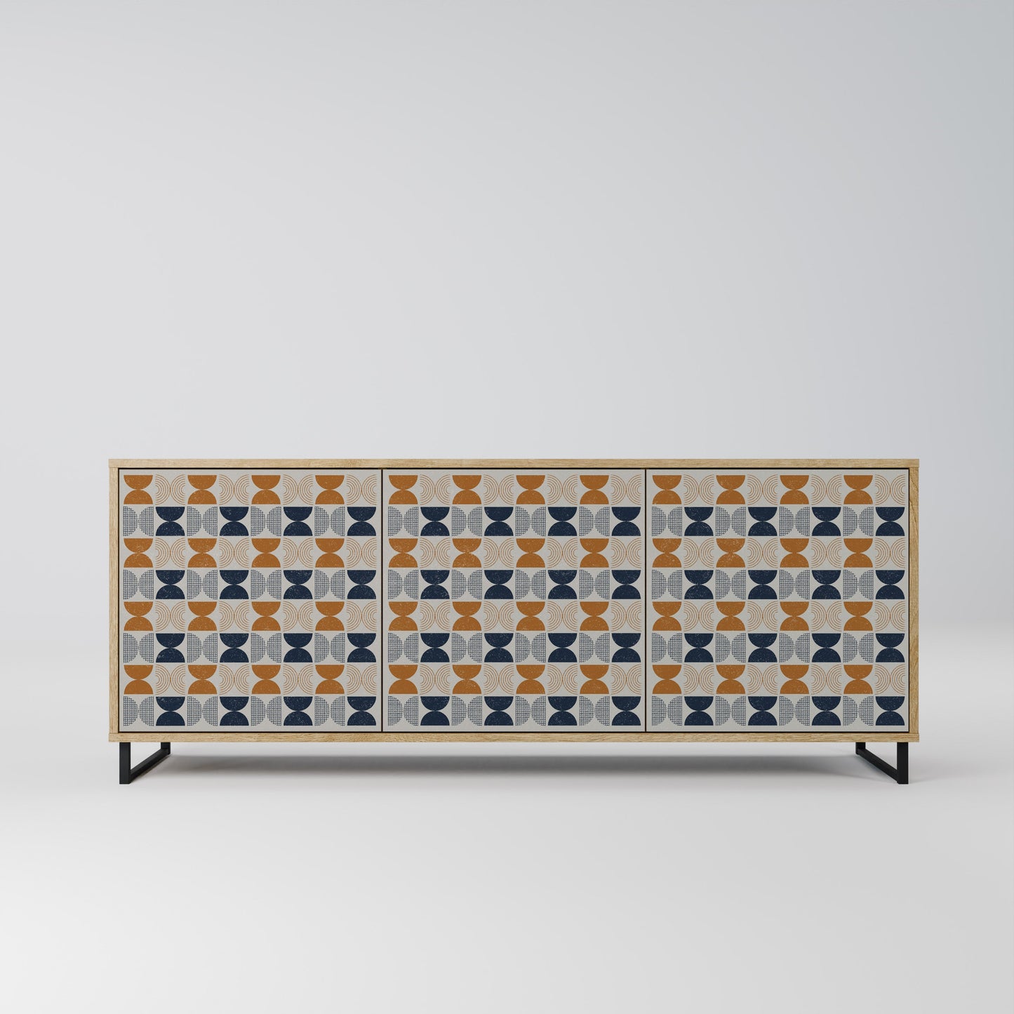 REFLECTION RANGE 3-Door Sideboard in Oak Effect
