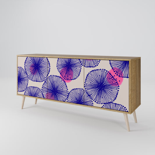 Credenza MAGIC NATURE a 3 ante in effetto rovere